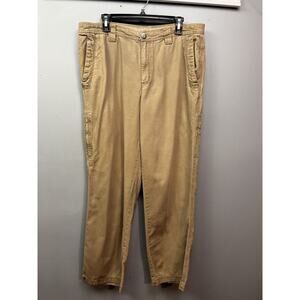 Columbia Pants Mens 36x32‎ Tan Stretch Chino Utility Cargo Outdoors Omni-Shield